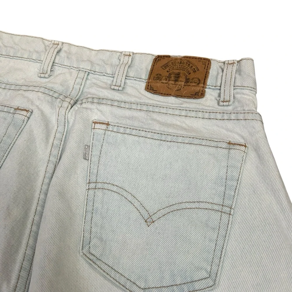 VTG 90's Levi's Silvertab Loose Fit 33x34 Light Wash‎ Skater Grunge Made In USA